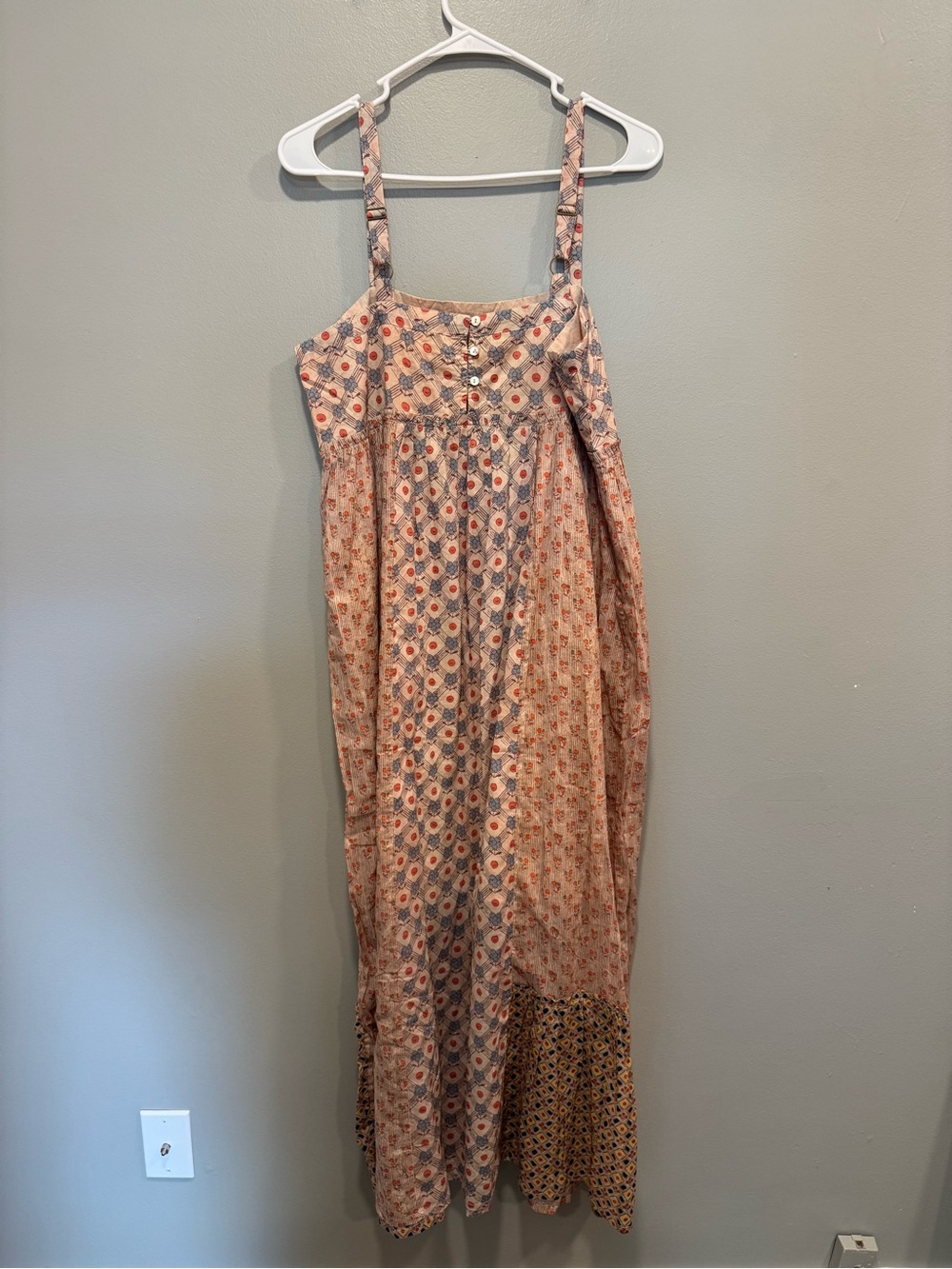 NWT Natural Life Jenny Cotton Maxi Dress Size Medium - Picture 3 of 8